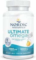Nordic Naturals Ultimate Omega Xtra - 1480mg Lemon - 60...
