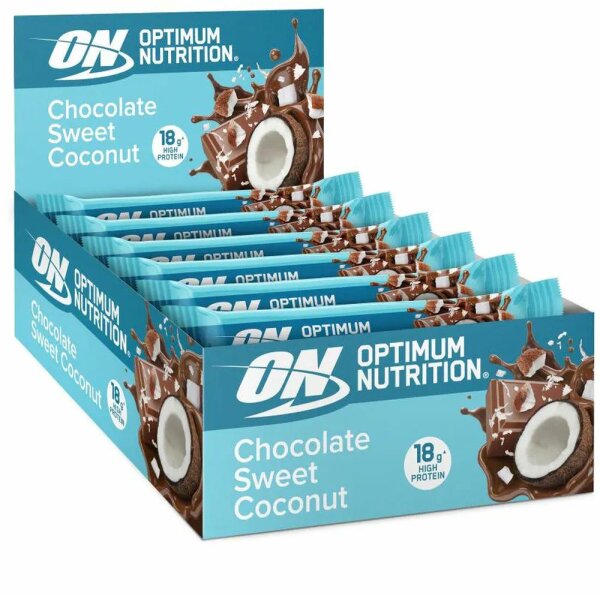 Optimum Nutrition Chocolate Sweet Coconut Bar-12x 59 g Riegel