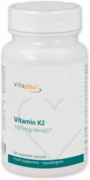 Vitaplex Vitamin K2 – 90 veg. Kapseln