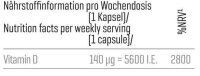 Body Attack Vitamin D3+K2 Depot– 120 Kapseln