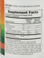 Natures Plus Animal Parade Vitamin C 125 mg orange- 90...