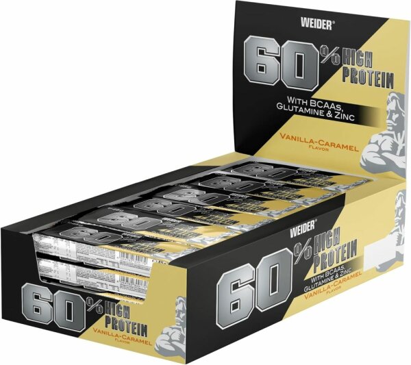 Weider 60% Protein Bar-24x45g Riegel
