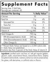 Nordic Naturals Arctic Cod Liver Oil Lebertran 750 mg...