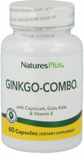 Natures Plus Ginkgo-Combo-60 Kapseln