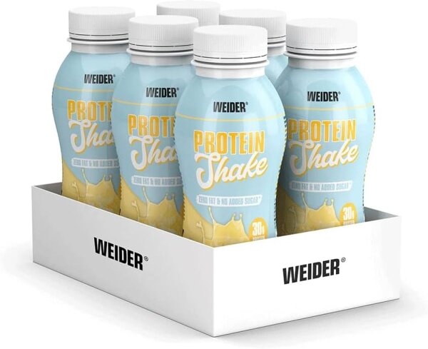 Weider Protein Shake- 6x 330 ml Flasche Vanilla