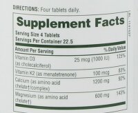 Natures Plus CAL-MAG-VIT D3 mit K2- 90 Tabletten