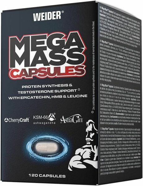 Weider Mega Mass Capsules- 120 Kapseln