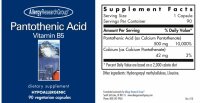 Allergy Research Group Pantothenic Acid- 90 veg Kapseln