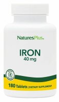 Natures Plus Iron 40 mg- 180 Tabletten