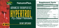 Natures Plus Rx-Blood Pressure Hypertrol- 60 Tabletten
