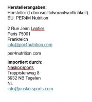 Per4m Whey Protein- 2,01 kg Chocolate Peanut Butter