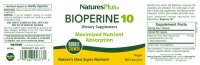 Natures Plus Bioperine 10 mg- 90 Kapseln