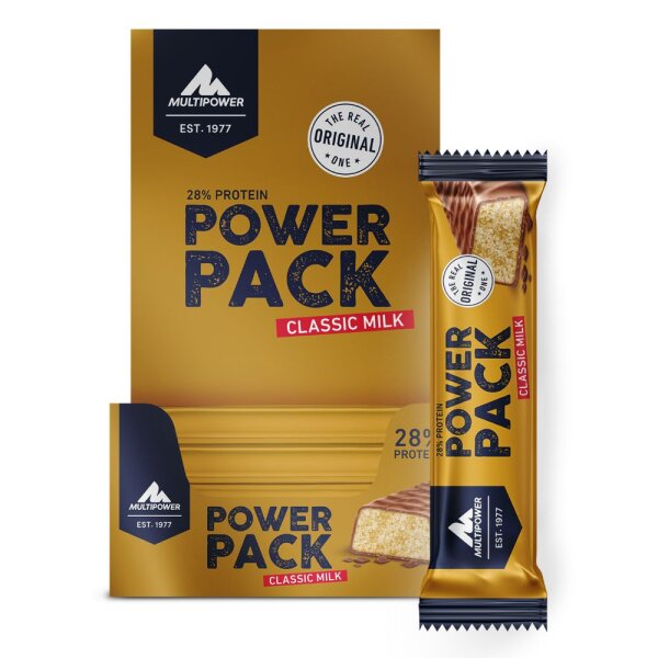 Multipower Power Pack- 24 Riegel a 35 g Classic Milk