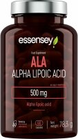 Essensey ALA  Alpha Lipoic Acid 500 mg-90 Kapseln