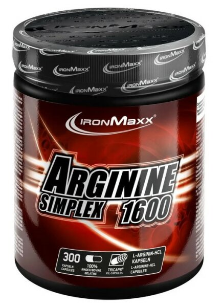 IronMaxx Arginine Simplex 1600 - 300 Kapseln