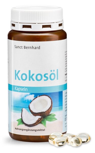 Sanct Bernhard Kokosöl Kapseln - 240 Kapseln