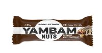 Body Attack Yambam- 1 Riegel a 55g Brownie White...