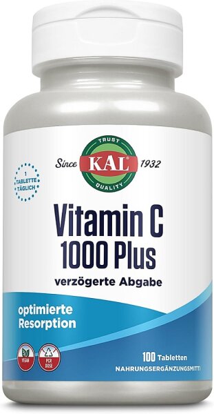 KAL Vitamin C 1000 Plus - 100 Tabletten