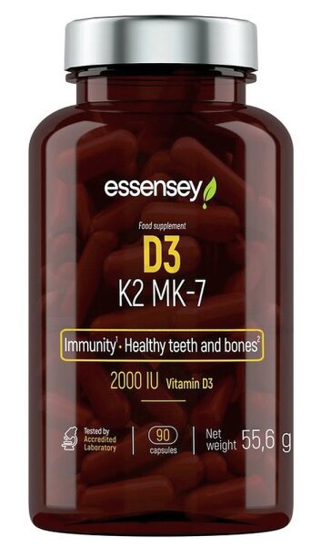 Essensey D3 + K2 MK-7 - 90Kapseln
