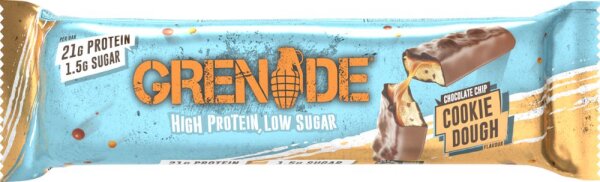 Grenade Protein Bar - 1 x 60 g Chocolate Chip Cookie Dough