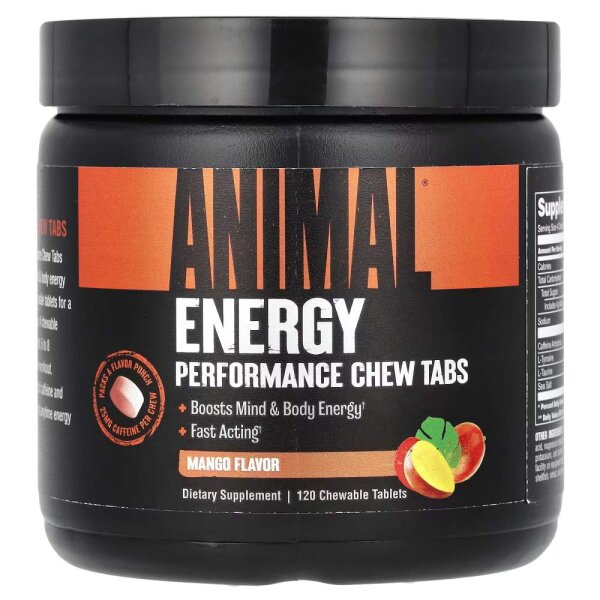 Universal Nutrition Animal Energy Chews – 120 Kautabletten