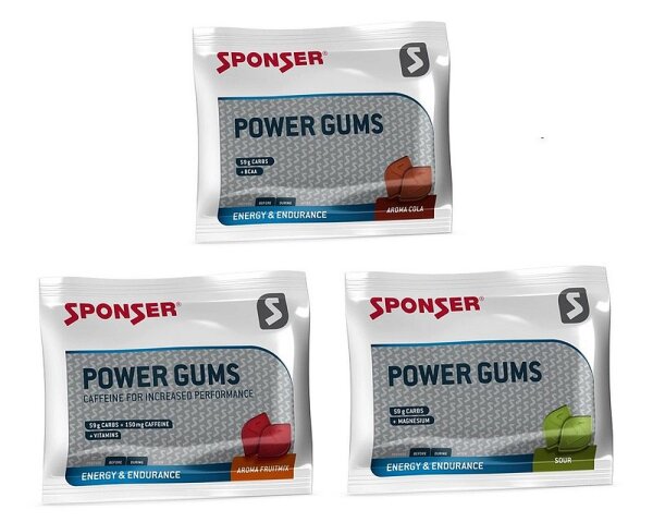 Sponser Power Gums – 75 g-Beutel