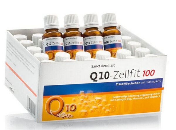 Sanct Bernhard Q10-Zellfit 100 mg 30 Trinkfläschchen