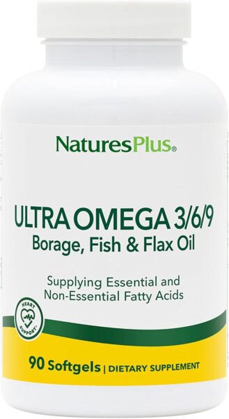 Natures Plus Ultra Omega 3/6/9 –90 Softgels
