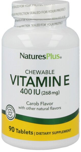 Natures Plus Vitamin E 400 IE- 90 Lutschtabletten