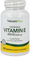 Natures Plus Vitamin E 400 IE- 90 Lutschtabletten