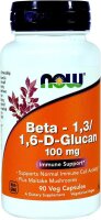 Now Foods Beta 1,3/1,6 D-Glucan 100 mg- 90 Kapseln
