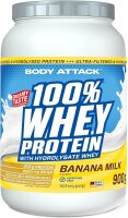 Body Attack 100 % Whey Protein – 900 g Banana Milk