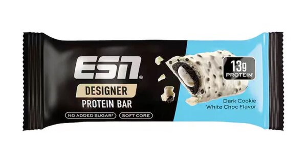 ESN Designer Protein Bar- 45g Dark Cookie White Choc