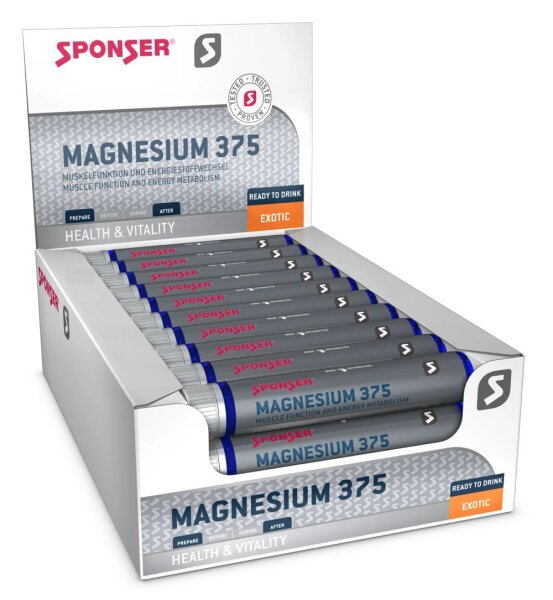 Sponser Magnesium 375 Exotic 30x25ml_Display