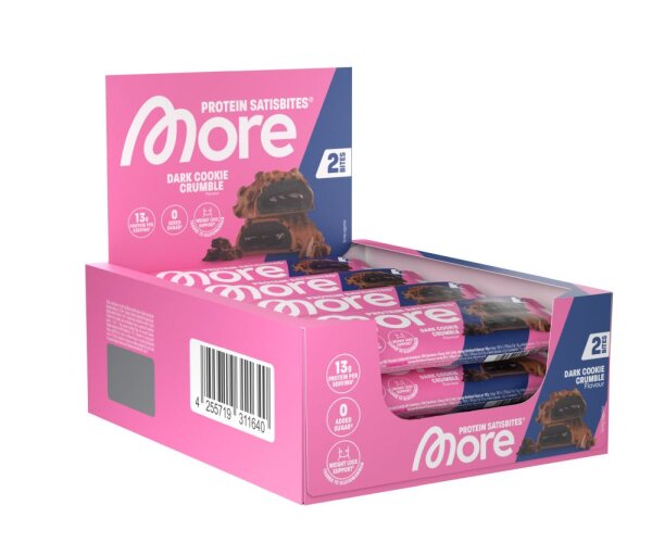More Nutrition Protein Satisbites- 12 Riegel 2x25g