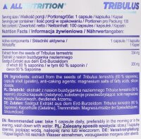 ALLNUTRITION Tribulus – 100 Kapseln