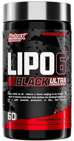 Nutrex Lipo 6 Black - 60 Liqui-Caps