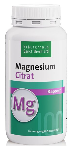Sanct Bernhard Magnesiumcitrat, 180 Kapseln