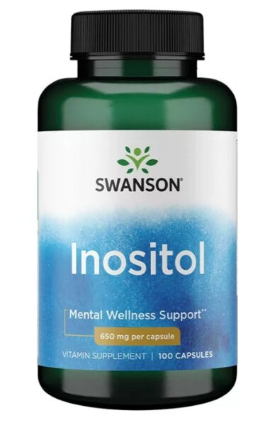 Swanson Inositol 650mg, 100Kapseln
