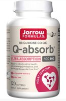 Jarrow Formulas Ubiquinone Q-absorb 100 mg- 120 Softgels