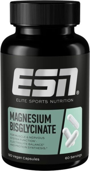 ESN Magnesiumbisglycinat Kapseln, 120 Kapseln