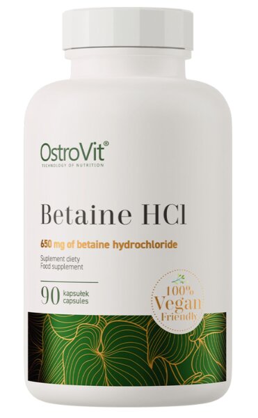 OstroVit Betain HCI, 90 Vegan Kapseln