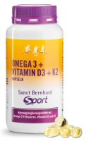 Sanct Bernhard Sport Omega-3+Vit-D3+K2-120 Kapseln