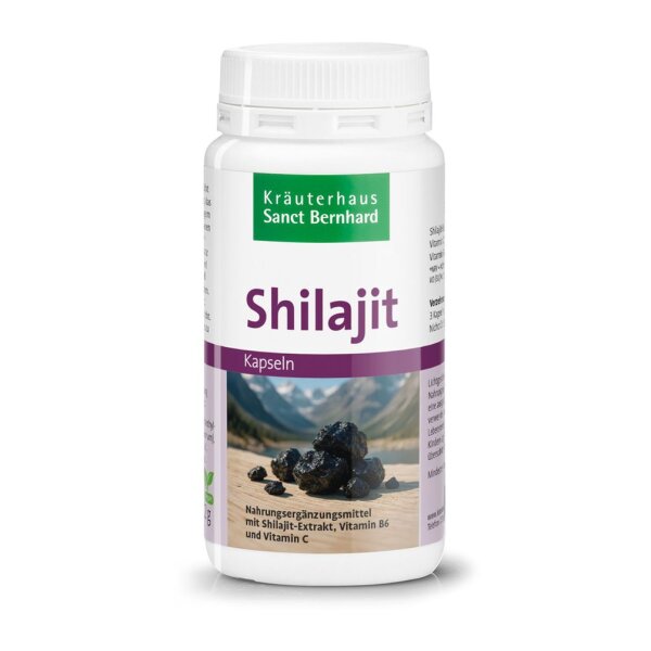 Sanct Bernhard Shilajit – 180 Kapseln