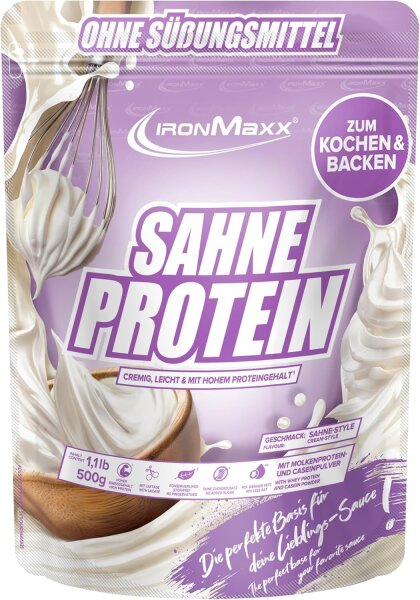 IronMaxx Sahne Protein - 500g Beutel