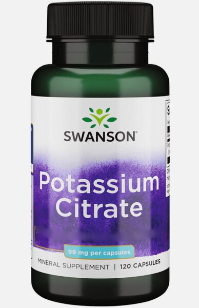 Swanson Potassium Citrate 120 Kapseln