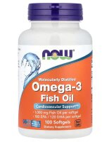 Now Foods Molecularly Distilled Omega-3 - 100 Softgels