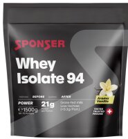 Sponser Whey Isolate 94 – 1500 g-Beutel