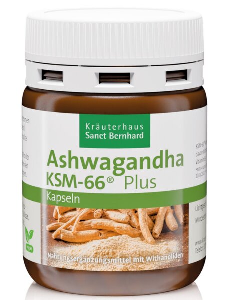 Sanct Bernhard Ashwagandha-KSM-66®-Plus-60 Kapseln