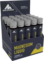 Multipower Magnesium Liquid, 20 x 25 ml Ampullen